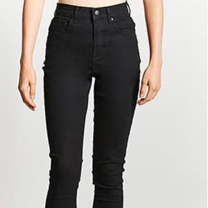 Forever 21 High Waisted Black Jeans